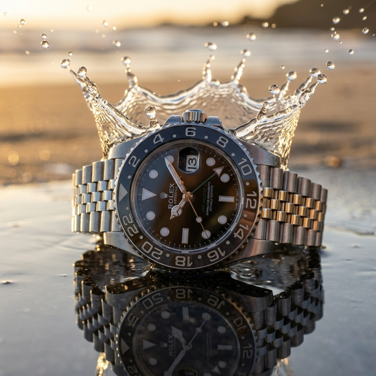 Rolex GMT- Master batman edition.